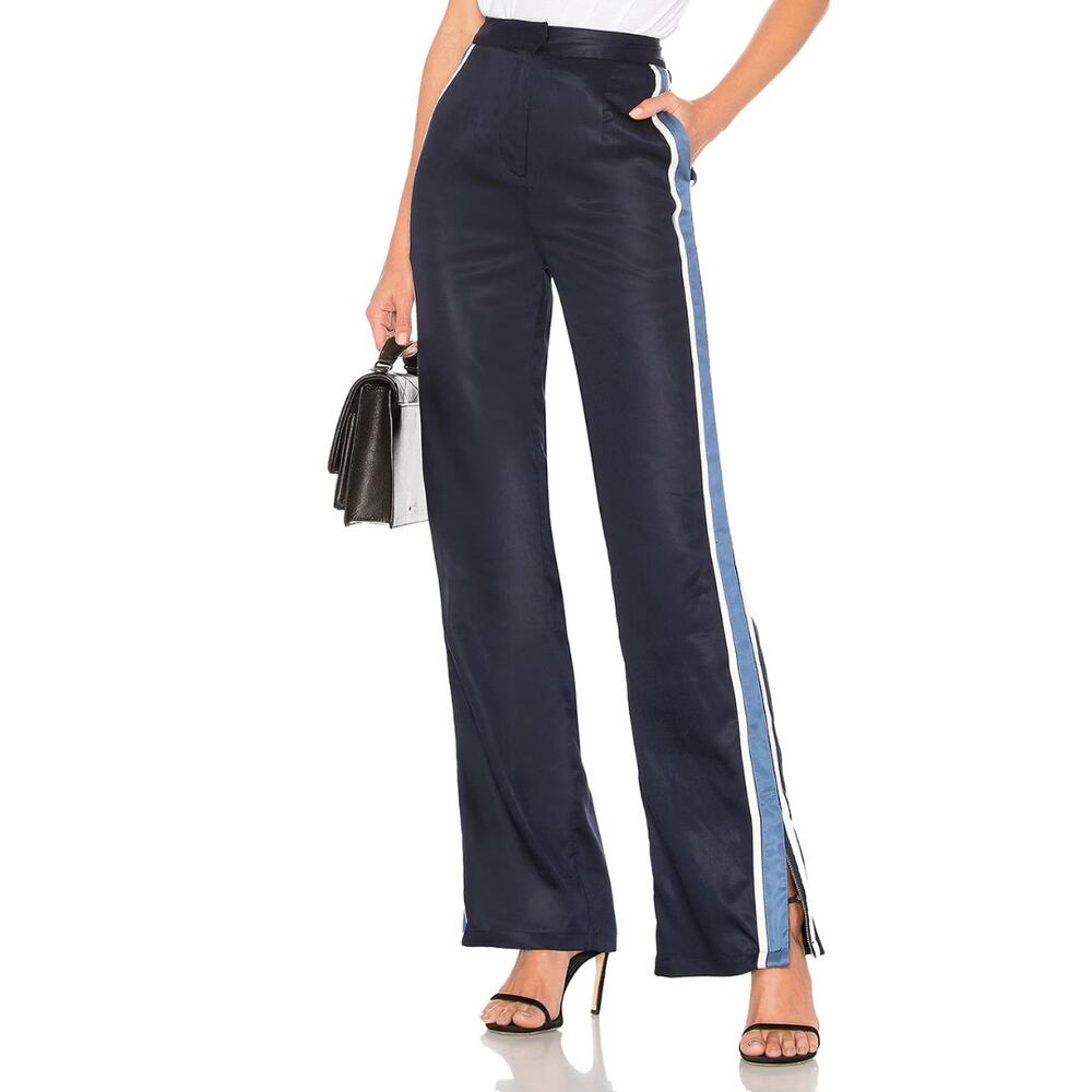 House Of Harlow 1960 x REVOLVE Slim Leg Pant in Navy Combo